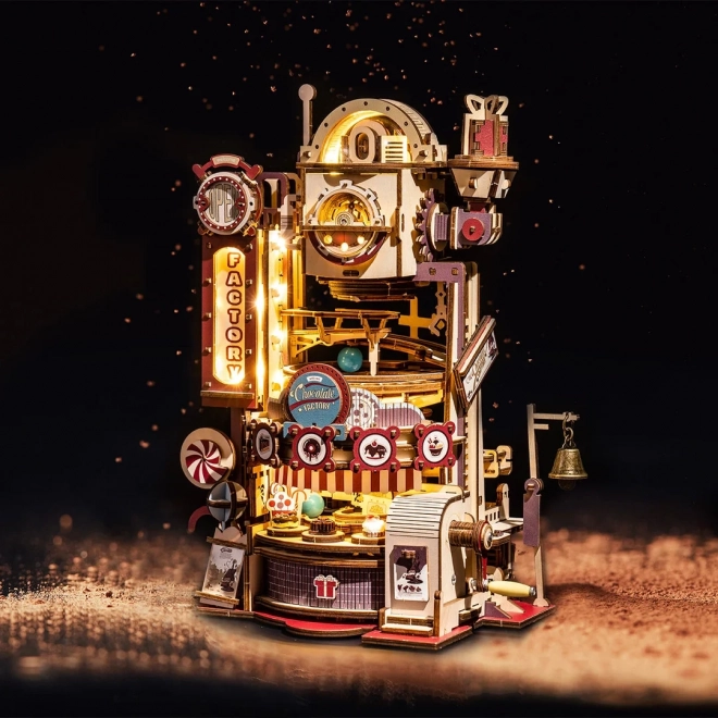 RoboTime 3D sestavljanka s krogličnim dirkalnikom Tovarna čokolade