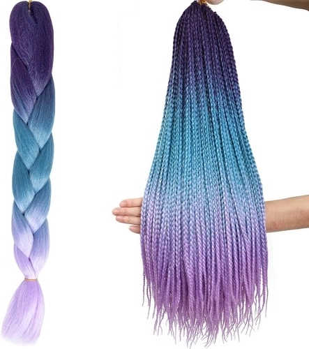 Sintetični lasje ombré kitke