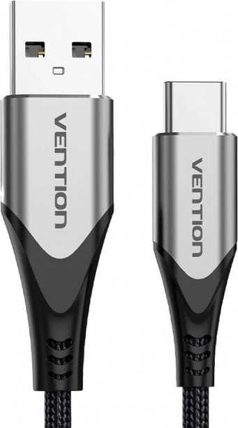 USB kabel USB-A na USB-C Vention 0,5 m siv