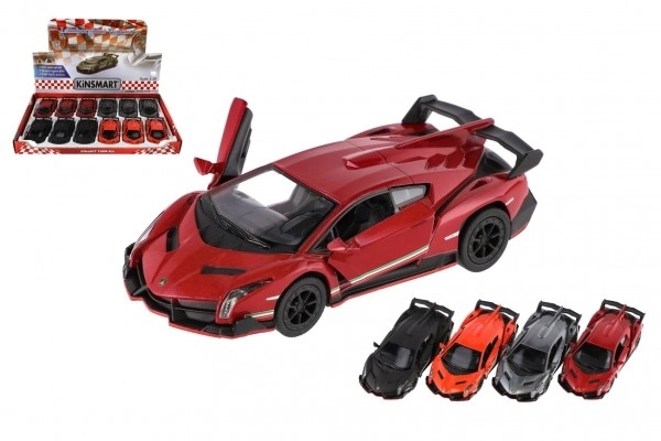 Auto Kinsmart Lamborghini Veneno kovinska/plastična 13cm na vzvratni pogon