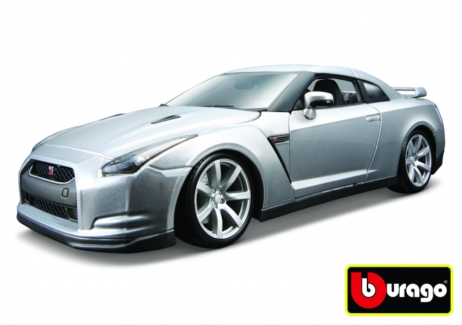 Bburago 1:18 2009 Nissan GT-R Kovinsko srebrna 18-12079