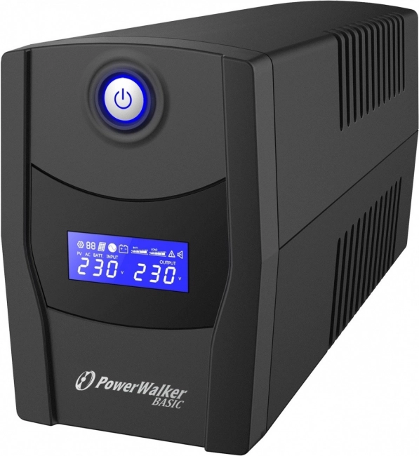 Zasilni vir UPS line-interactive 600 VA z LCD, USB in RJ11/RJ45