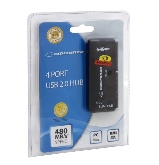 USB Hub Esperanza 4 Vrata 2.0