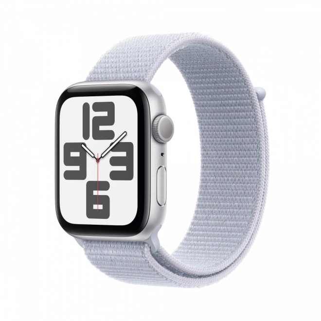 Ura SE GPS, 44mm aluminijasto ohišje, srebrna barva z modrim športnim paščkom