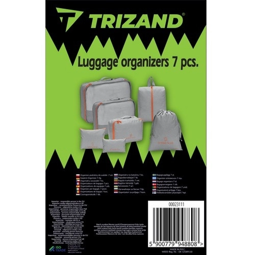 Potovalni organizator za kovček - 7 kosov Trizand 23111