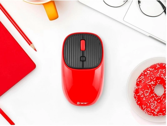 Brezžična Miška Tracer Wave RF 2,4 GHz rdeča