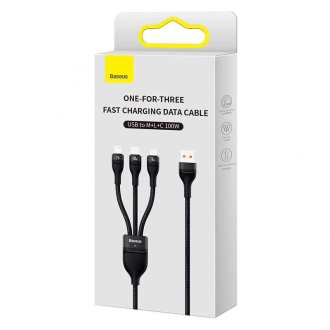 USB kabel Baseus Flash Series 3v1