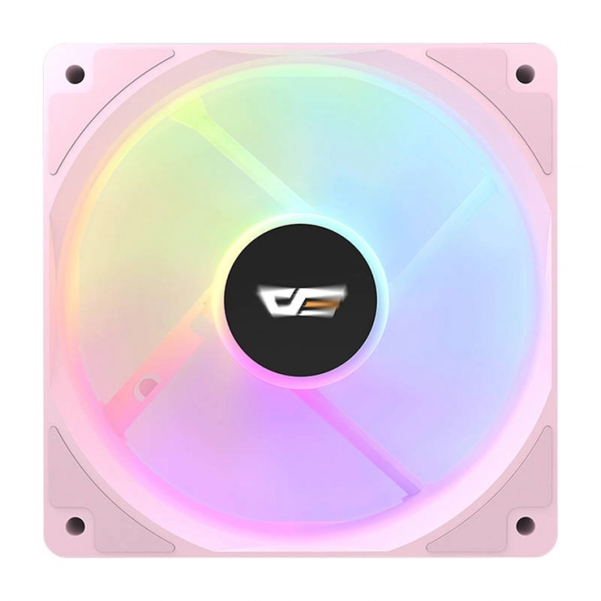 Računalniški ventilator Darkflash CL12 LED roza