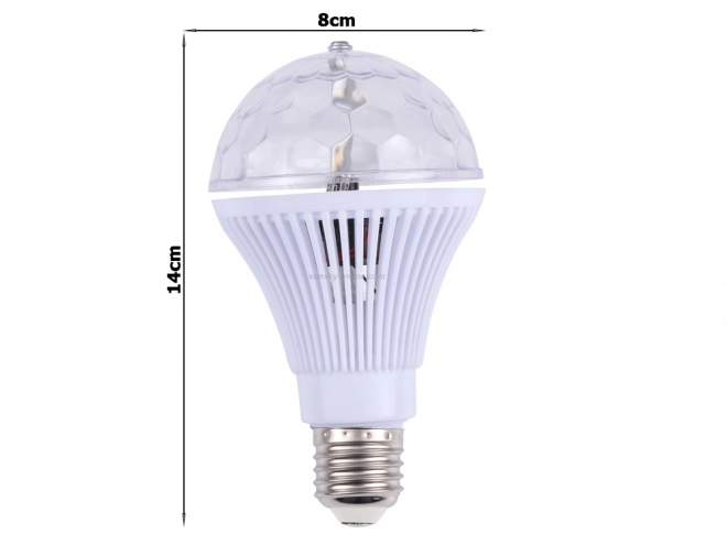 LED rotacijska disko krogla E27