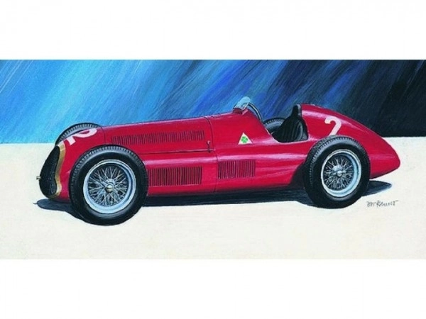 Model Alfa Romeo Alfetta 1950 17,2x6,5cm v škatli 25x14,5x4,5cm