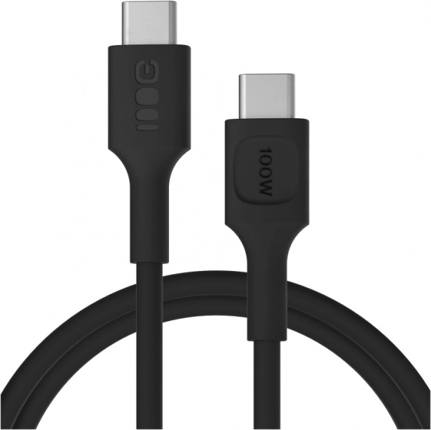 Kabel USB-C PowerFlex 100W silikonski 1,2 m črn