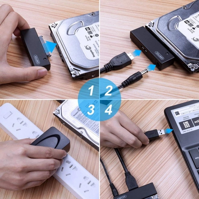 USB 3.0 na SATA III adapter za HDD/SSD 2,5/3,5 palca