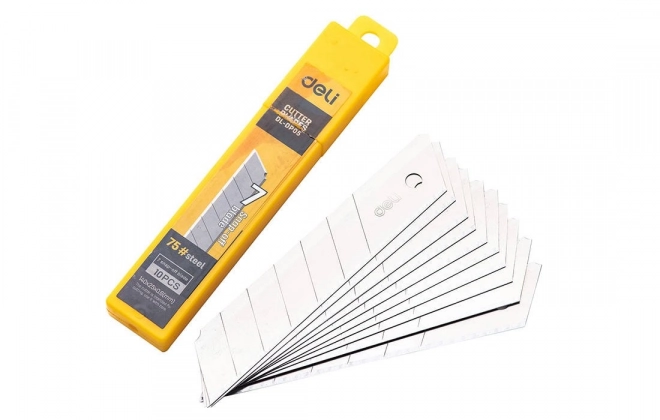 Nož 25 mm 10 ks nože glava Deli Tools EDL-DP05 (srebrna)