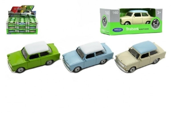 Avto Welly Trabant 1:60 kovina 7cm prosti tek v škatli