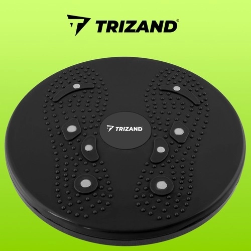 Trizand 4849 Vrtljiv disk Twister - magnet črna
