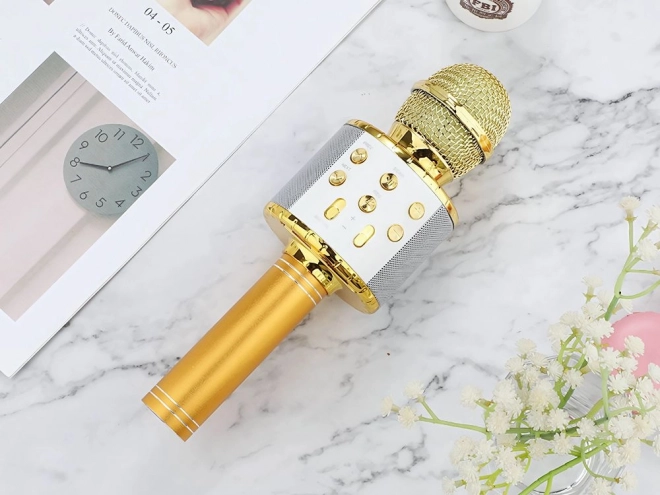 Brezžični bluetooth mikrofon karaoke