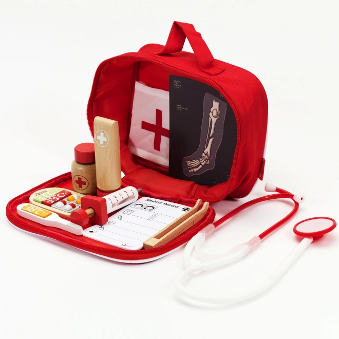 Set zdravnik/19 kos les/ plast v papirnati embalaži 21x16x8cm