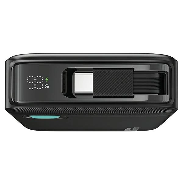 Powerbank s kapaciteto 10000mAh in hitrim polnjenjem 20W z vgrajenim USB-C kablom