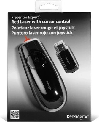 Predstavitveni upravljalnik KENSINGTON Presenter Expert z rdečim laserjem