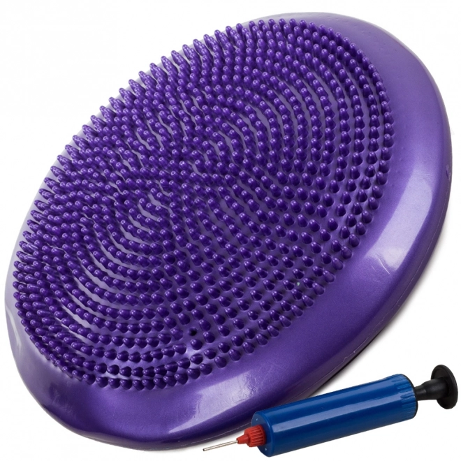 Beret senzorična blazina fitnes disk – Fialový