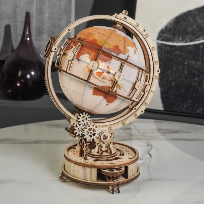 RoboTime 3D lesen mehanični puzzle Svetleči globus