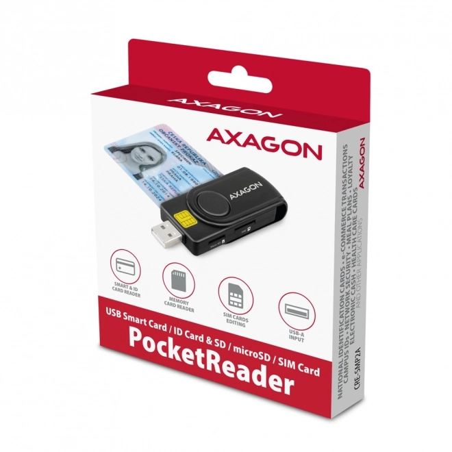 CRE-SMP2A ID in SD/microSD/SIM kartica PocketReader USB