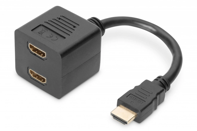 HDMI HighSpeed 1080p 24Hz FHD razdelilni/razdeljen kabel Tip HDMI A/2xHDMI A M/ dolžina 0,2 m črna