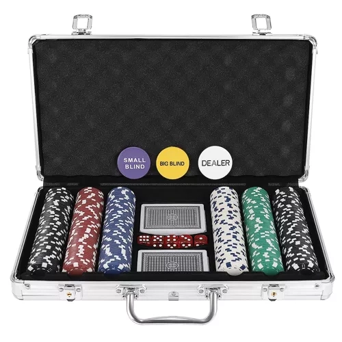 Poker - komplet 300 žetonov v HQ kovčku