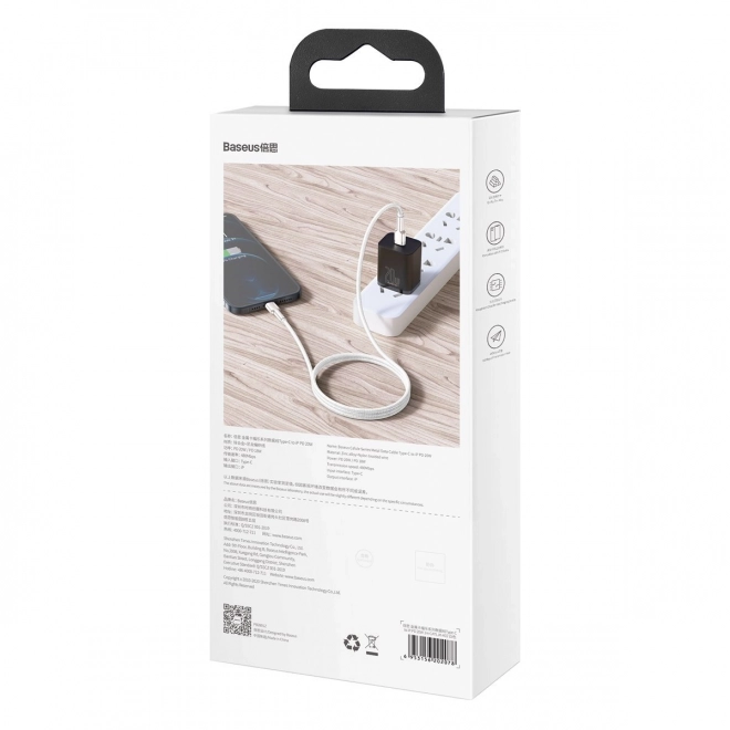 USB-C kabel za Lightning Baseus Cafule s hitrim polnjenjem 20W, 1m