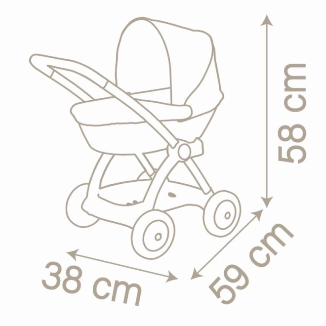 Globok voziček za punčke Baby Nurse
