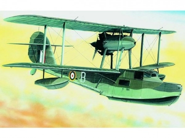 Model Supermarine Walrus 1:48 23,6x29cm v škatli 34x19x5,5cm