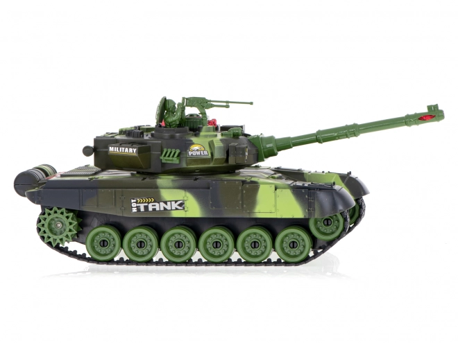 RC tank na daljinsko upravljanje 2,4 GHz gozdna kamuflaža