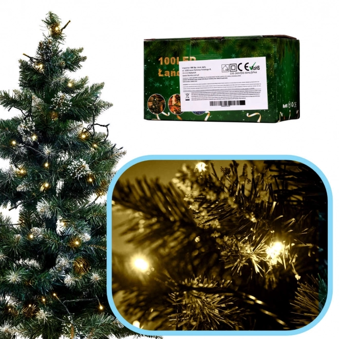 LED svetlobna girlanda 10m 100LED topla bela