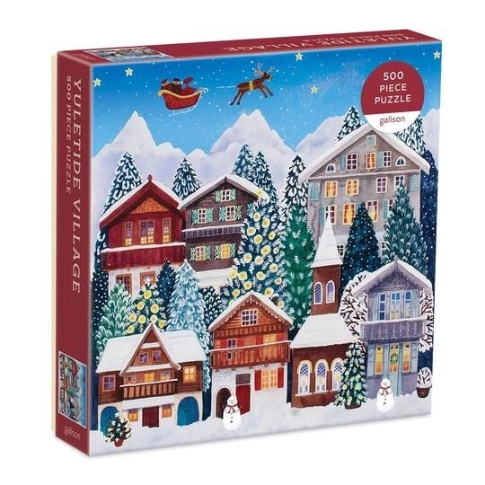 Puzzle božična vas 500 kosov