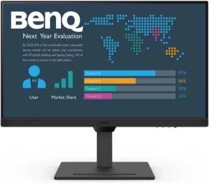27″ pisarniški monitor BENQ z QHD IPS, 75 Hz, 5 ms, HDMI in USB‑C
