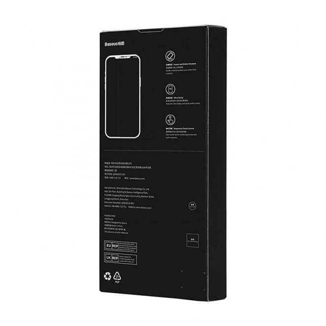 Baseus kristalno kaljeno steklo 0,3 mm za iPhone X/XS