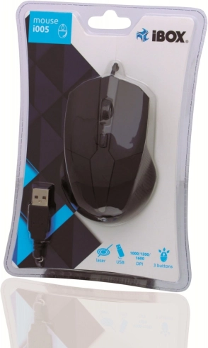 Žična laserska miška USB z nastavljivim DPI