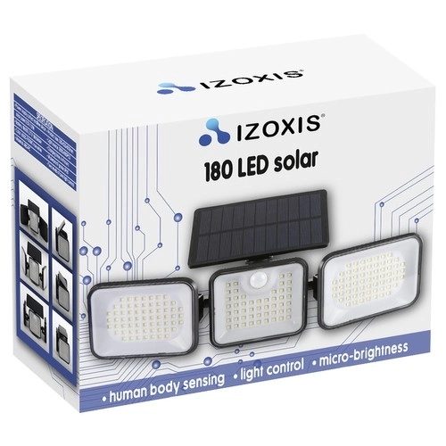 Sončna vrtna svetilka 180 LED s senzorjem gibanja in somraka