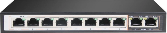 Extralink Perses 8-portni gigabitni PoE stikalo