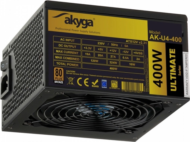 napajalnik Akyga AK-U4-400 400W 80+ Bronze