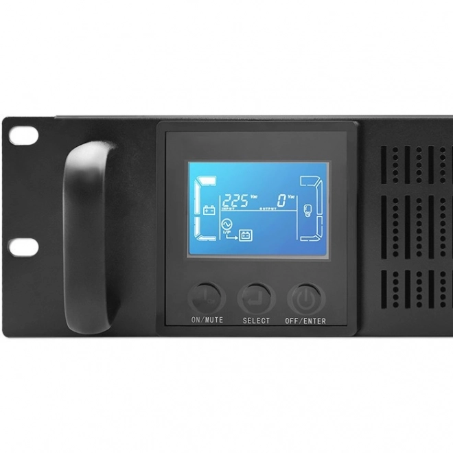 Naprava za neprekinjeno napajanje UPS RACK 1kVA 800W z LCD zaslonom
