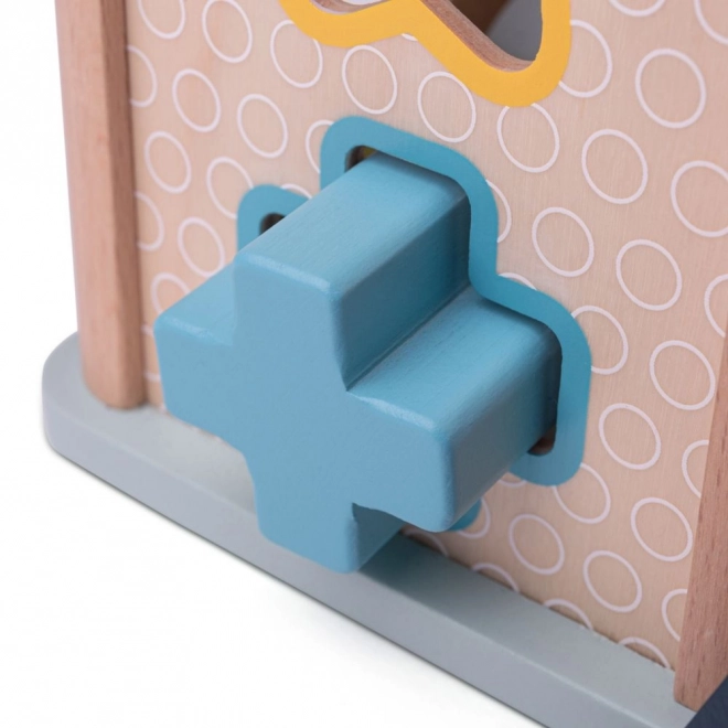Bigjigs Toys Motoristična kocka modra