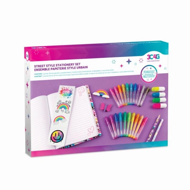 Velik set pisarniških pripomočkov