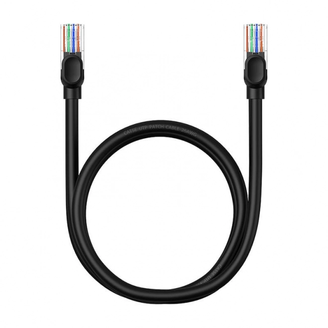 Omrežni kabel Baseus Ethernet CAT5 1m črn