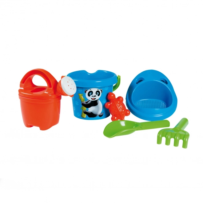 Androni Komplet za pesek panda s kanglico - majhen