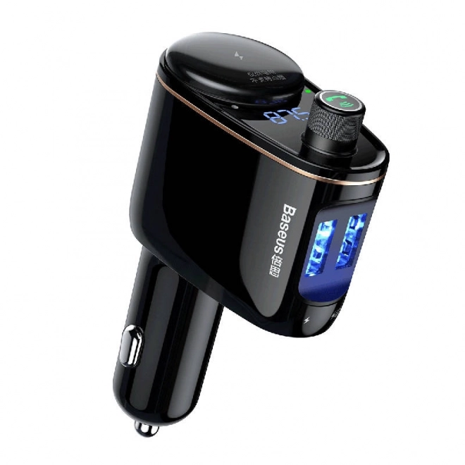 Bluetooth MP3 oddajnik za avto Baseus črn
