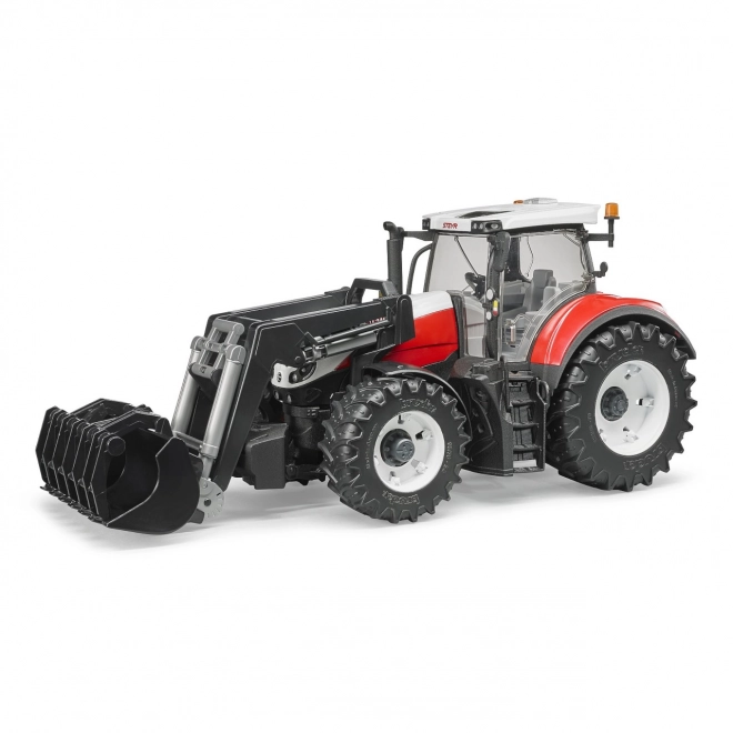 Bruder traktor Steyr Terrus CVT s čelnim nakladačem