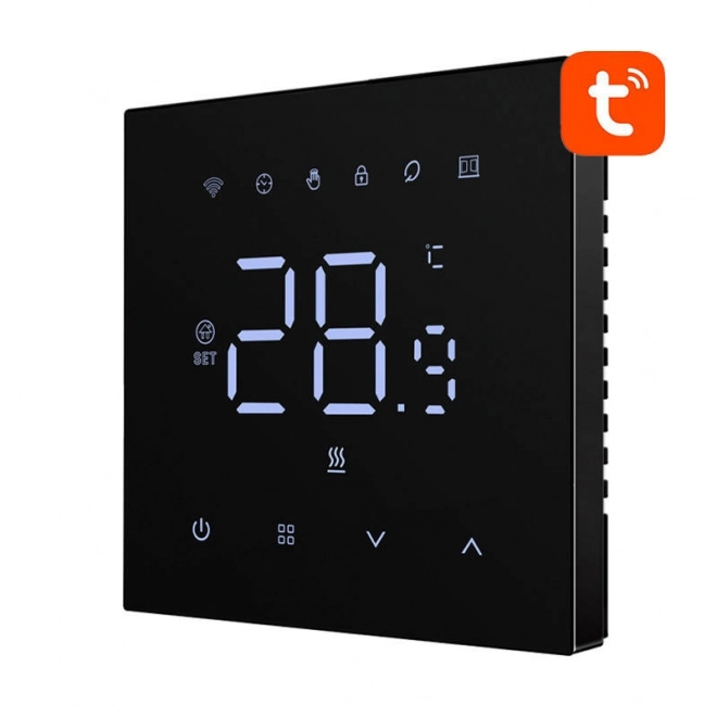 Pameten termostat Avatto WT410-16A-B za električno ogrevanje 16A WiFi