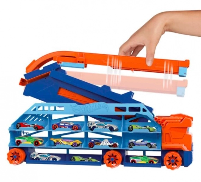 Hot Wheels Vlekač z visokotirno stezo HDY92