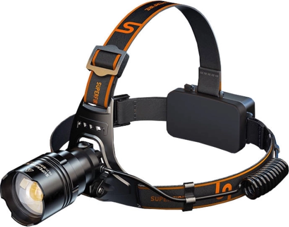 Naglavna svetilka Superfire HL31 z USB‑C in svetilnostjo 2200 lm